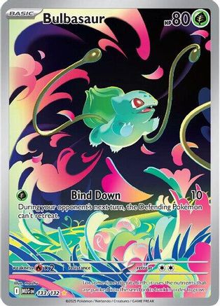 Image of Bulbasaur 133/132  - Holofoil ME01 Mega Evolution - Illustration Rare